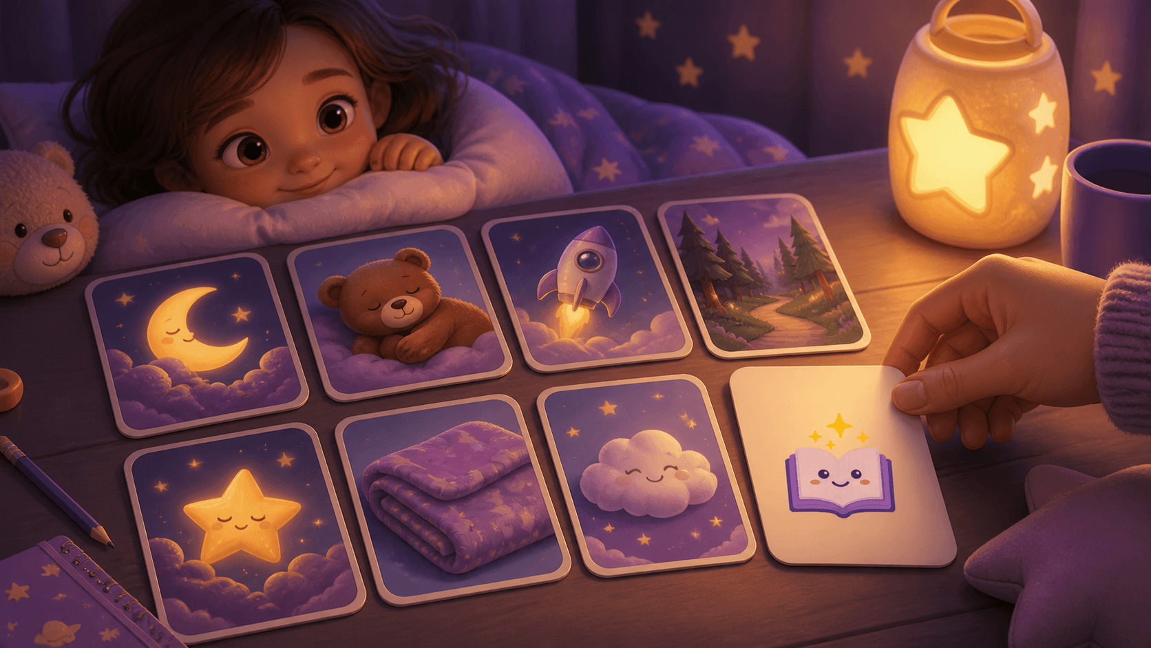 Bedtime Story Prompts for Kids: 50 Calm AI Ideas