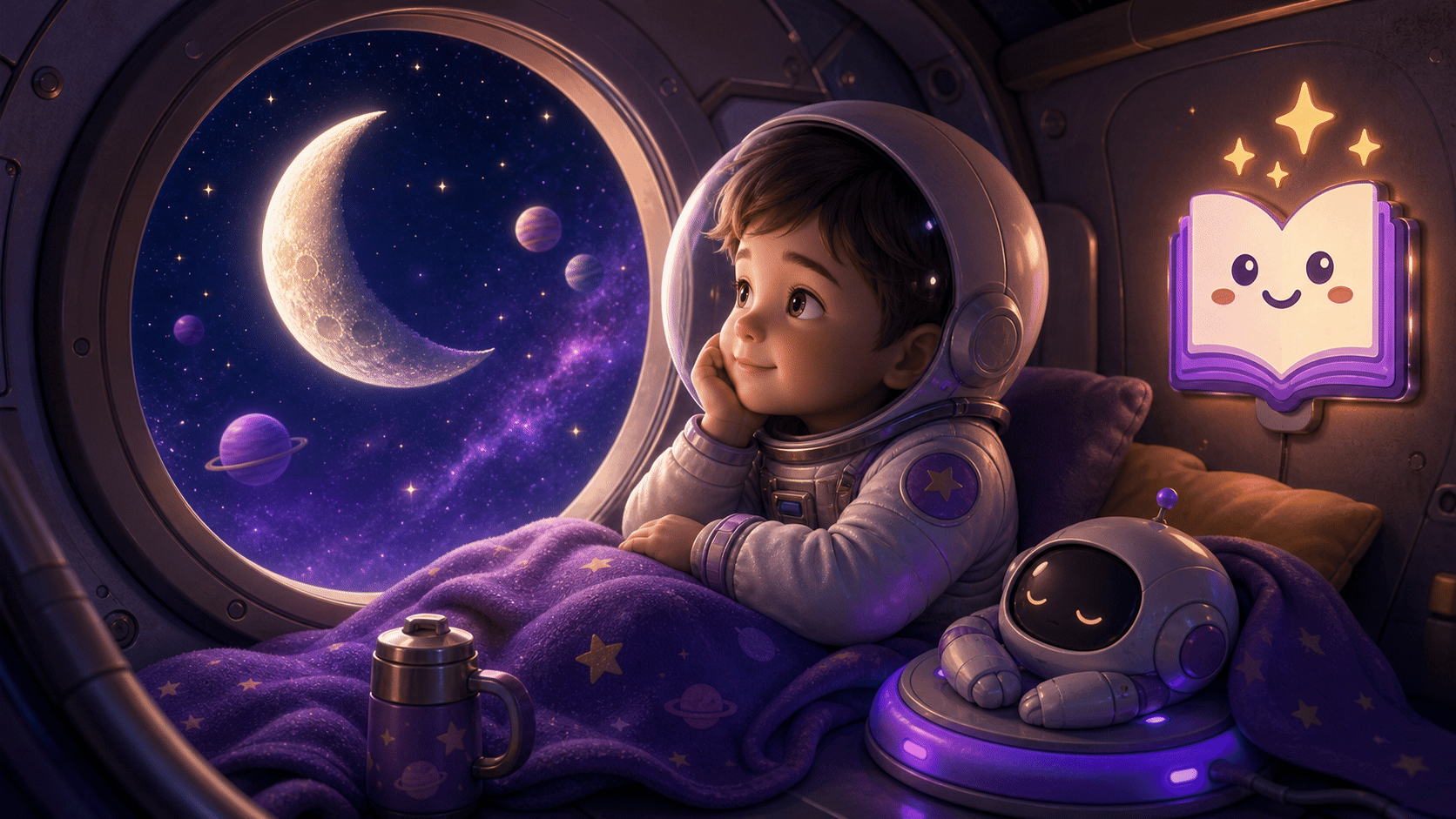 Space Bedtime Story: A Sleepy Trip Through the Stars